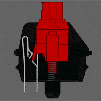 red mechanical switch